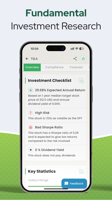 Musaffa: Halal Stocks & ETFs Screenshot