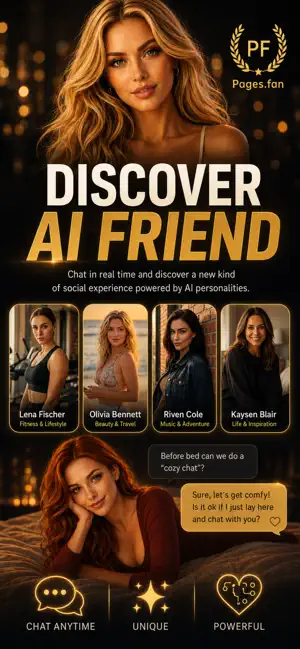 Pages.Fan: AI Friends screenshot 1
