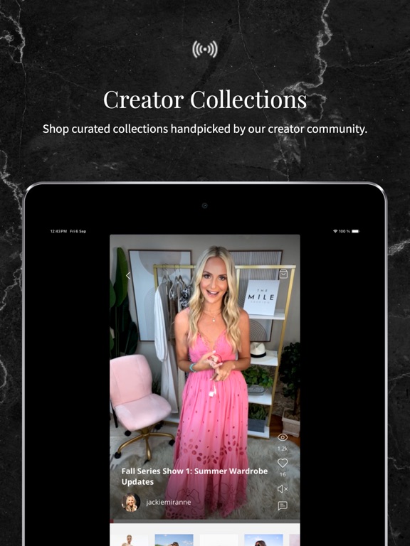 The Mile iPad screenshot 3 - Shopping app