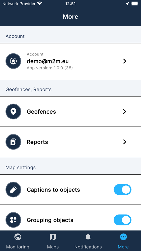 #1. M2M App by M2M.EU (iOS) Podle: Teko Trade LLC