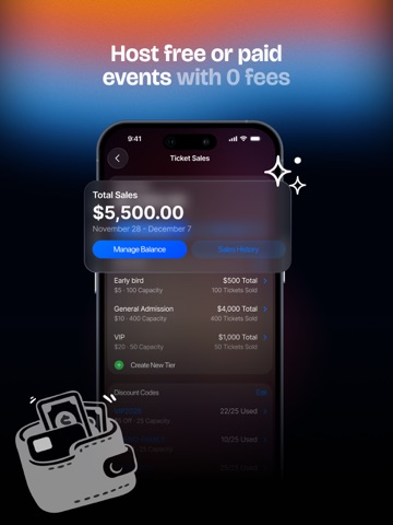 Doorlist - Events & Invites iPad screenshot