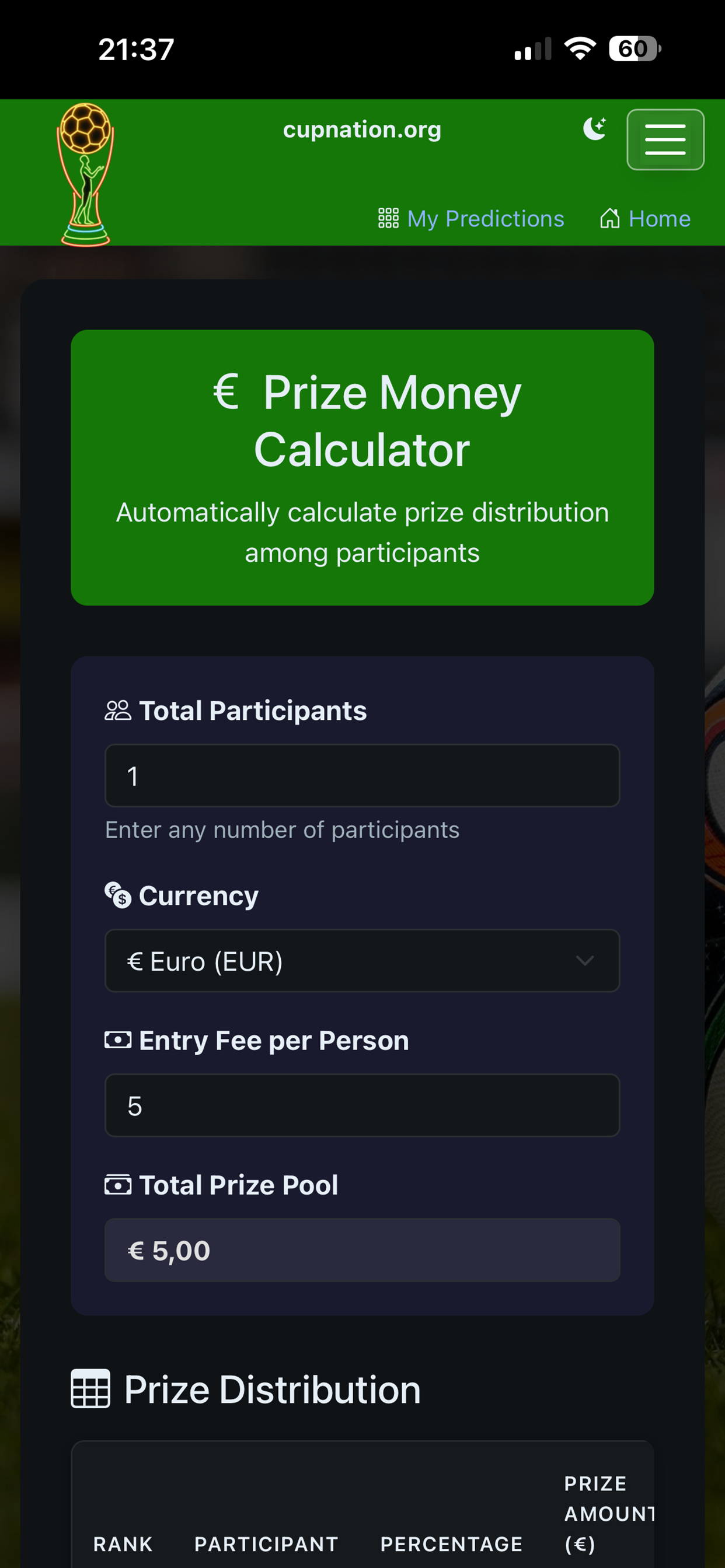 CupNation screenshot 4
