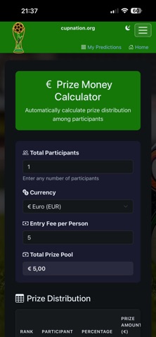 CupNation screenshot