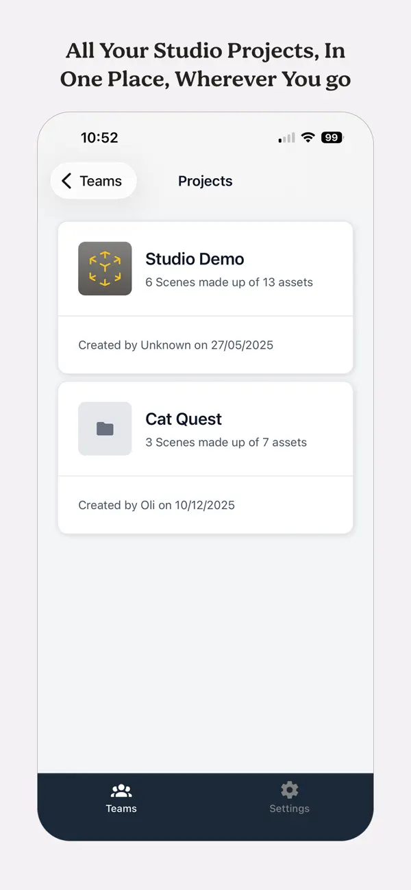 #2. StudioGo by ReactVision (iOS) 由: ReactVision