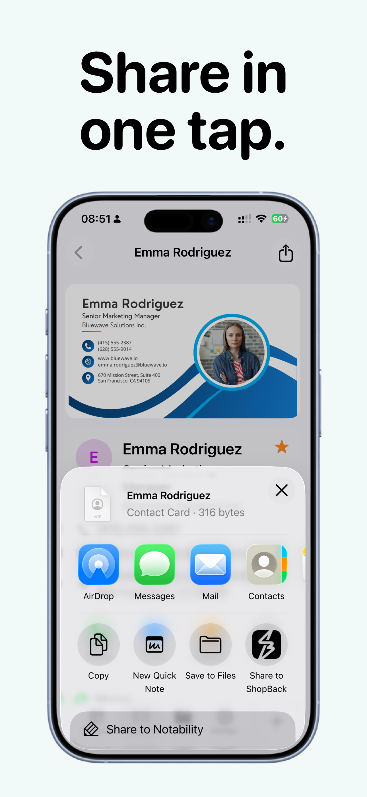 Visty: Business Card Scanner
