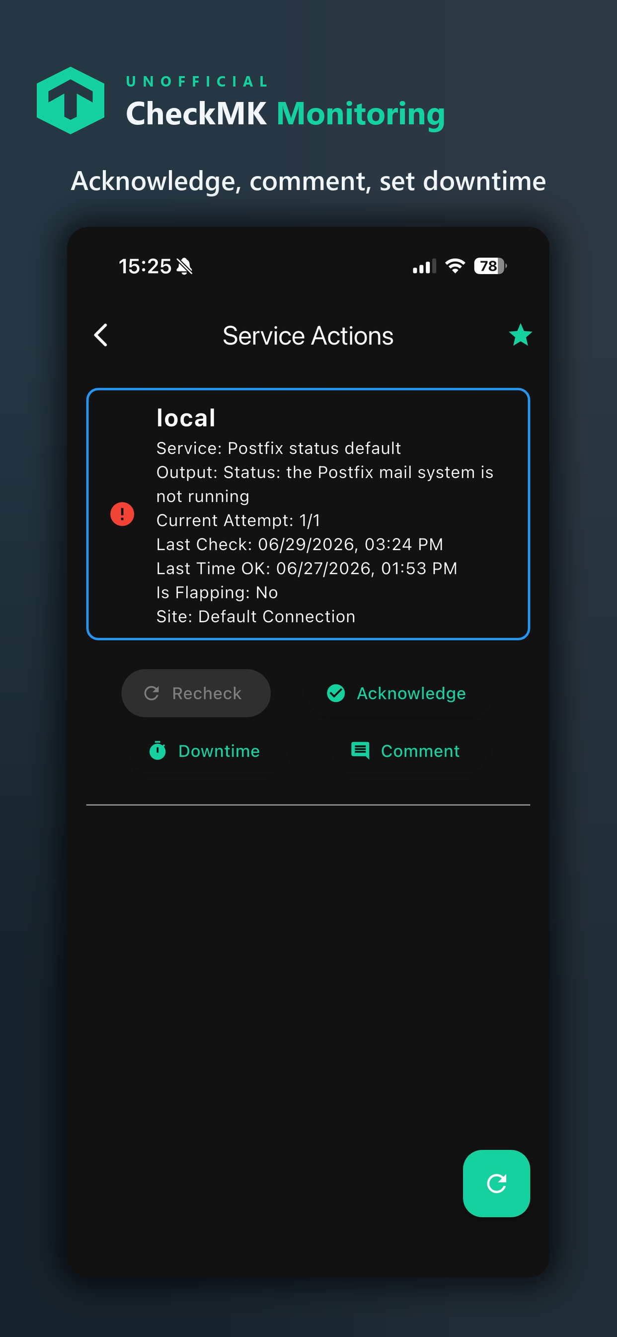 Unofficial CheckMK Monitoring screenshot 3