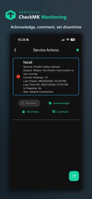Unofficial CheckMK Monitoring screenshot 3