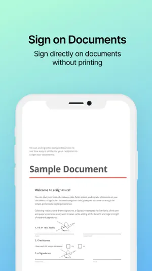 SignHere | PDF & Doc Sign screenshot 2