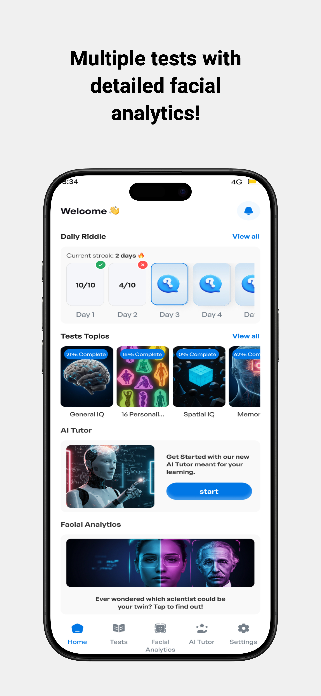 IQ PsycheMind Tests: AI Exams screenshot 3
