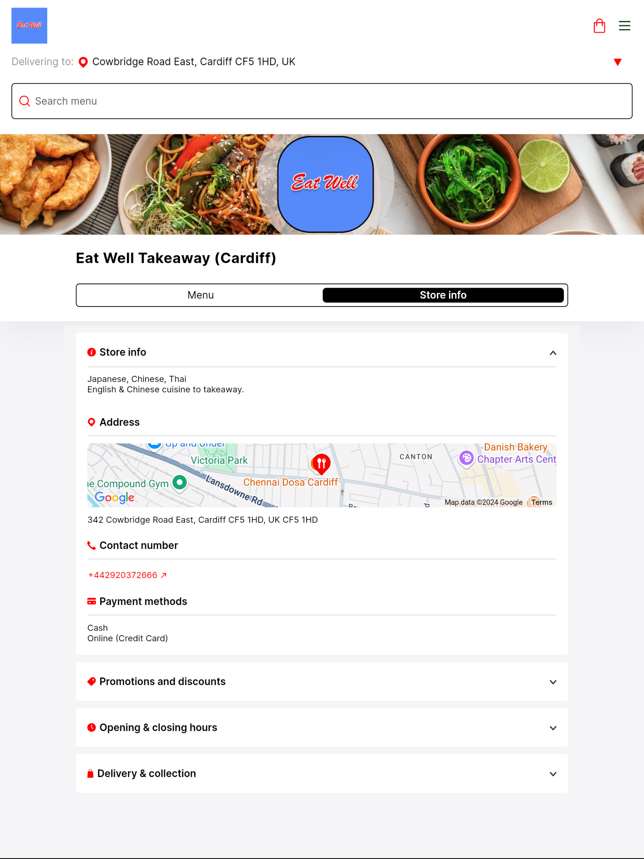 Eat Well Takeaway, Cardiff screenshot 6