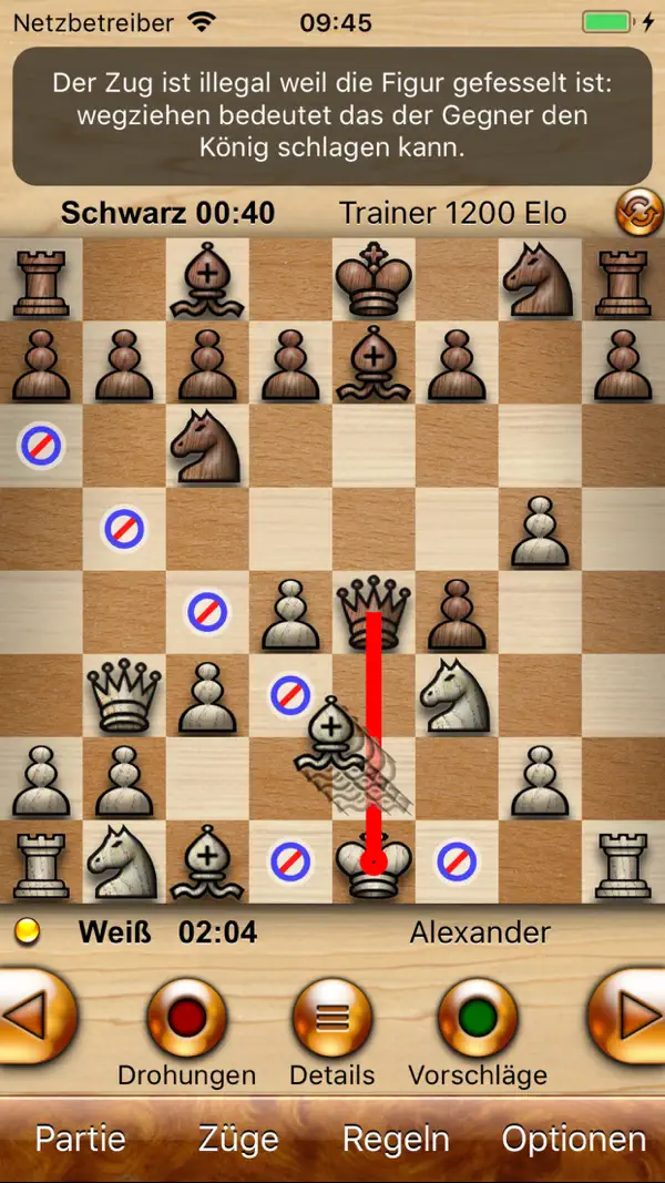 Schach Pro iPhone Spiel Screenshot 3 – Spiele