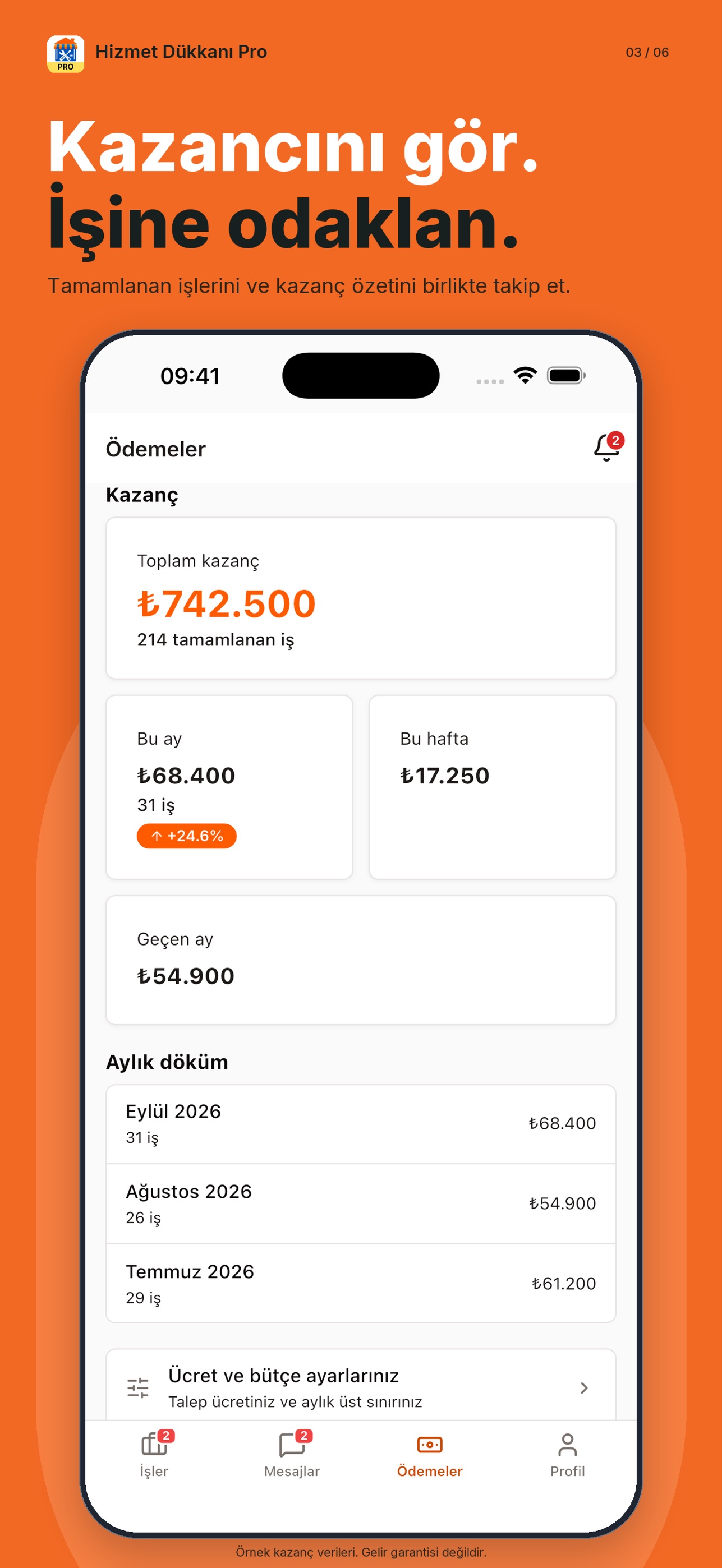 Screenshot 1 of Hizmet Dükkanı Pro