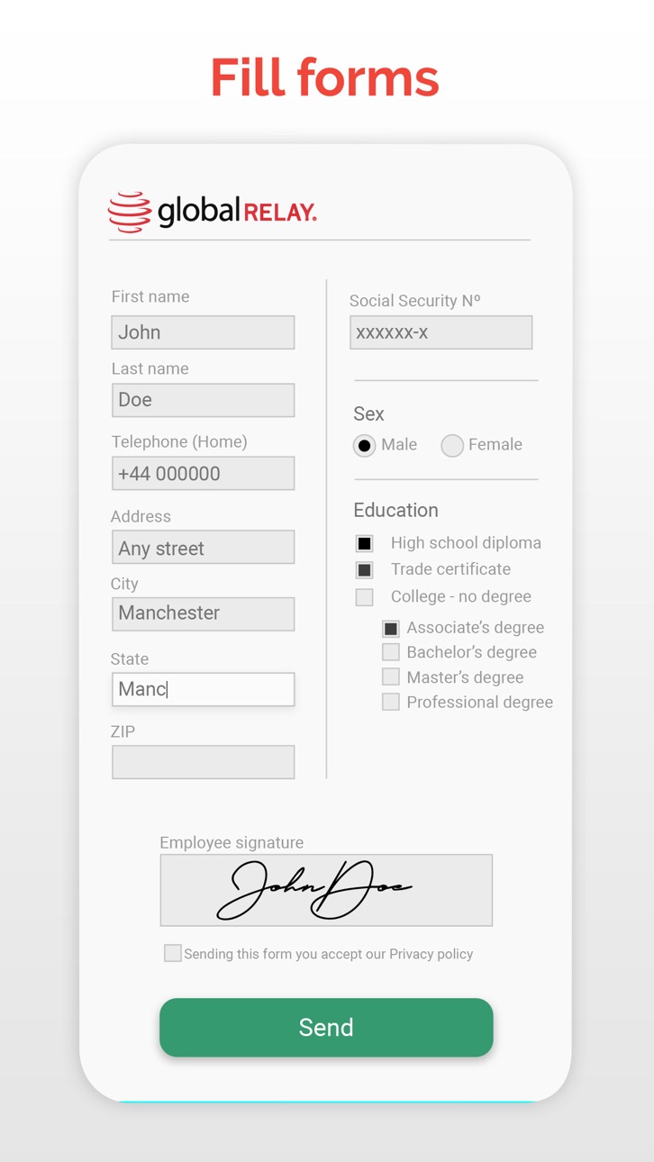 iPhone screenshot