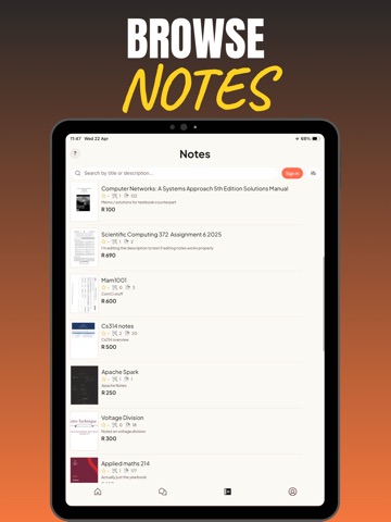 SA Student Marketplace iPad screenshot 4