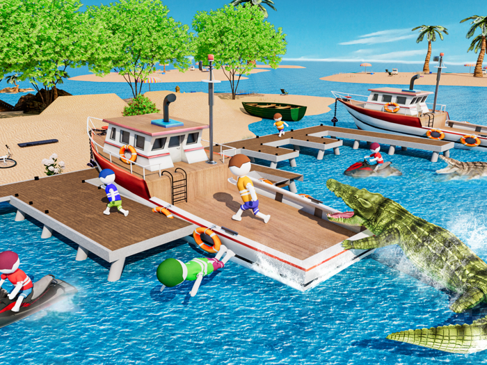 Crocodile Hungry Animal Games