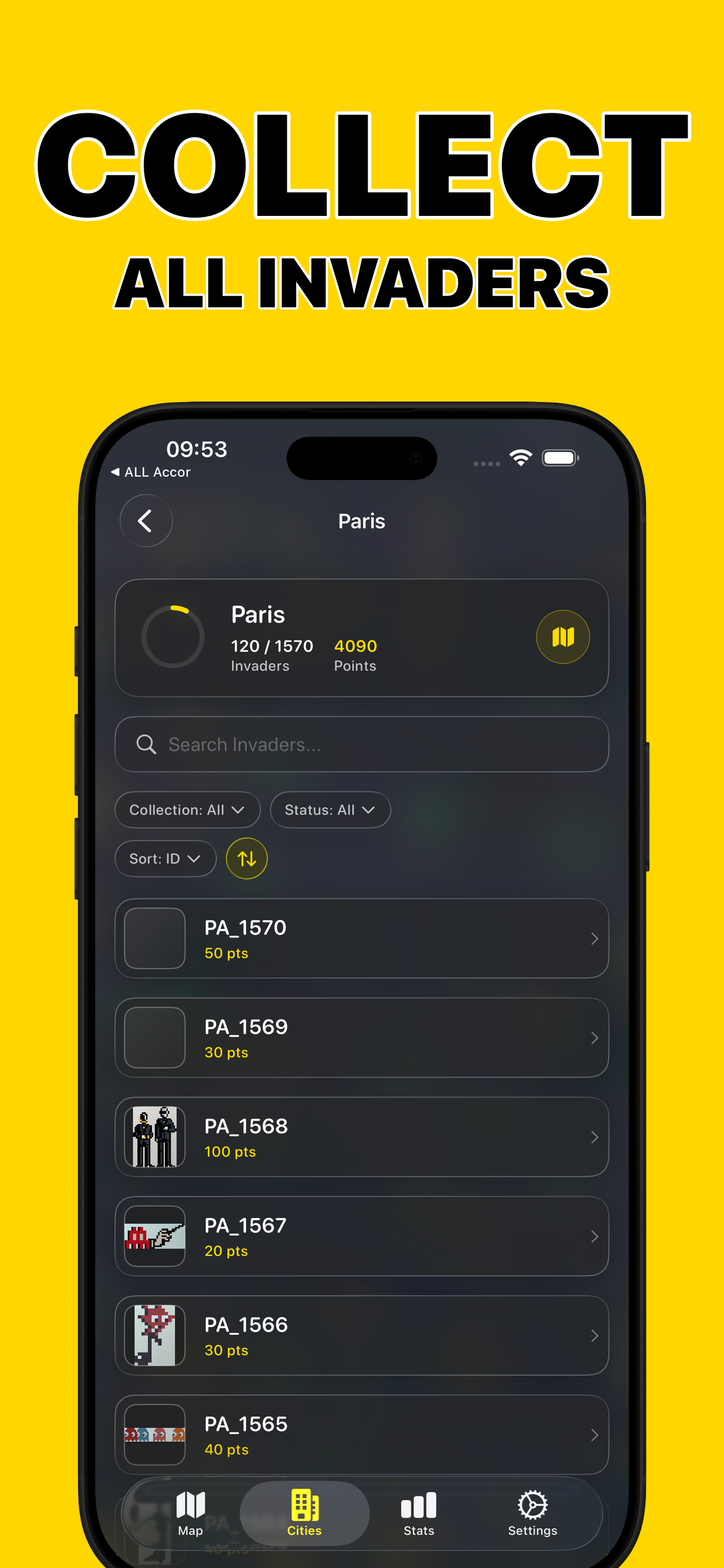 InvaderHunter App