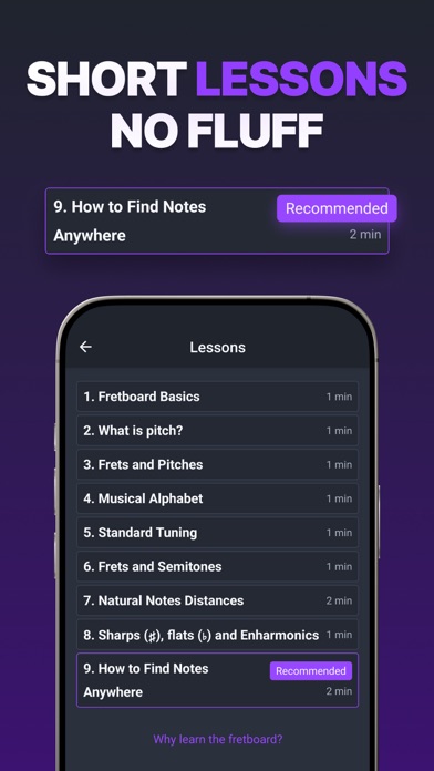 Fretboard Trainer - FretGenius iPhone screenshot 5 - Music app