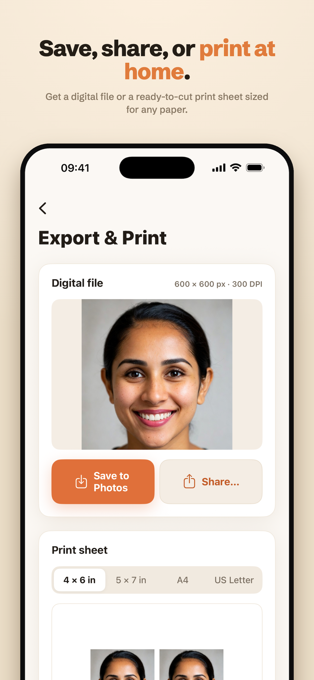 Visa & Passport Photo