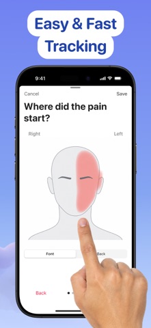 Migraine Tracker: Pressure Pal Screenshot 2 of 10