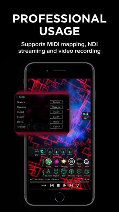 Vythm VJ - Music Visualizer DJ Screenshot