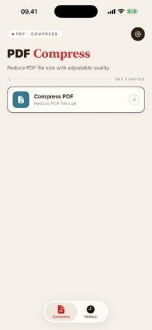 PDF Compressor Screenshot 1 of 6
