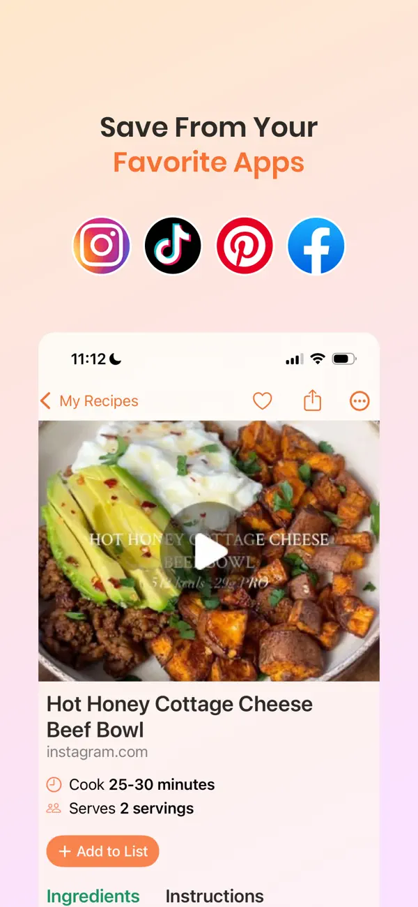 Screenshot #2 pour RecipeBox - Save Your Recipes!