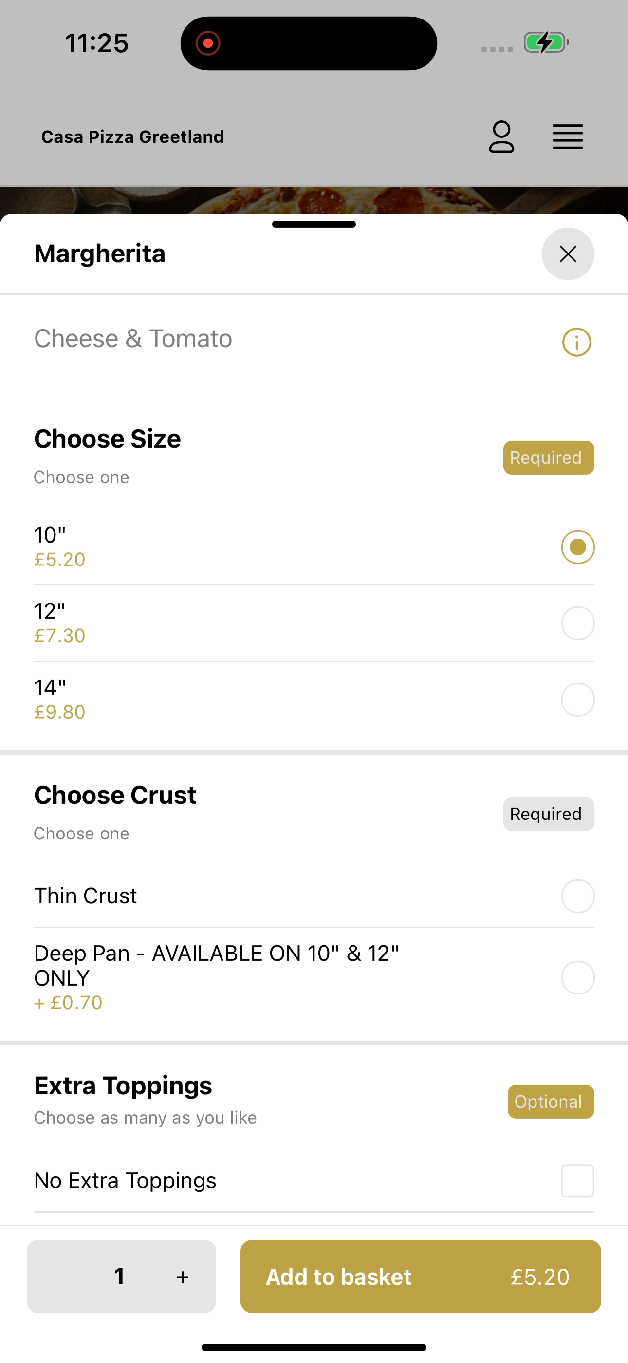 Casa Pizza Greetland screenshot 7