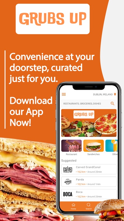 GrubsUp Food Delivery