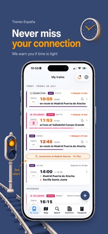 Spain Trains AVE, Renfe, OUIGO iPhone screenshot