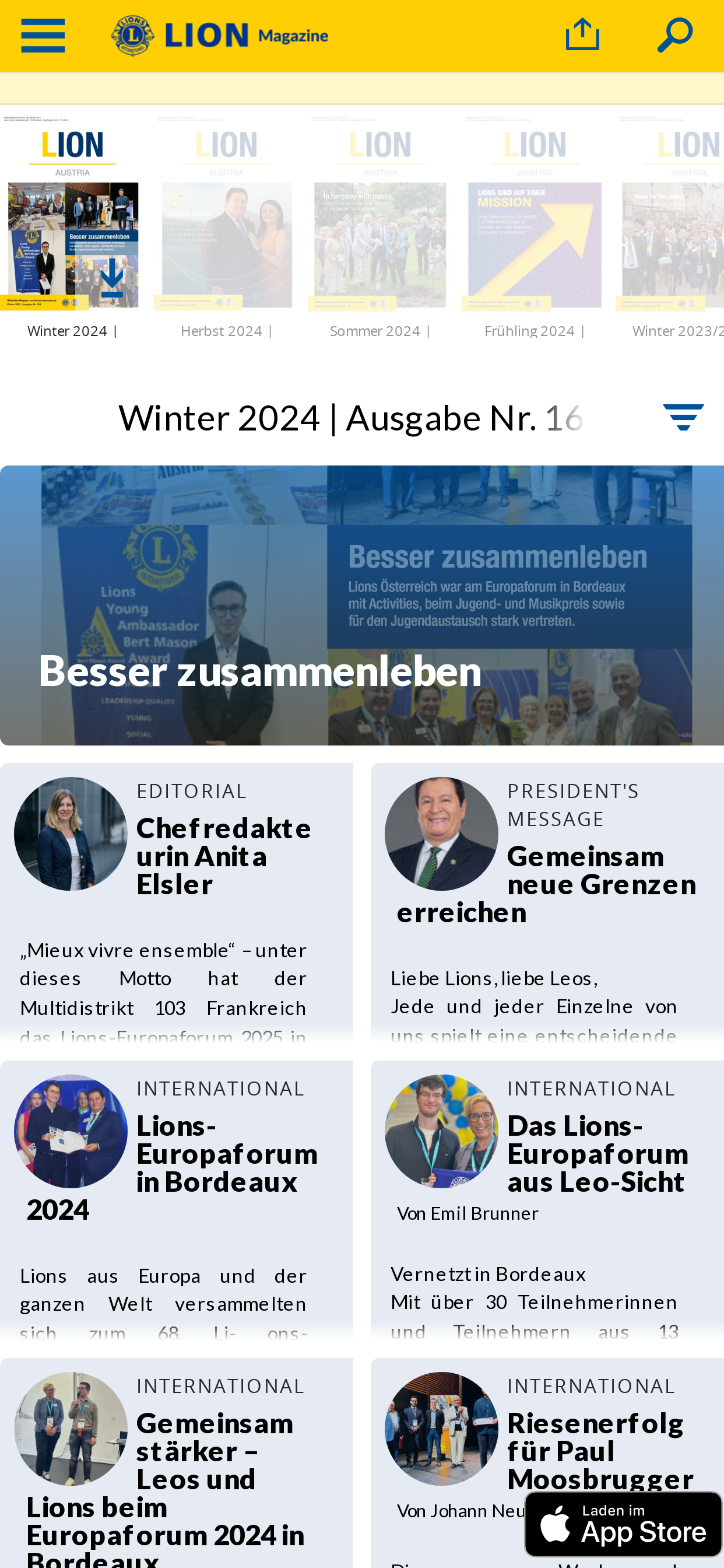LION Magazine Österreich screenshot 7