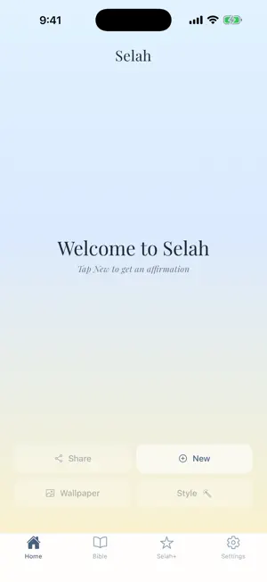 Selah: Christian Mindfulness screenshot 1