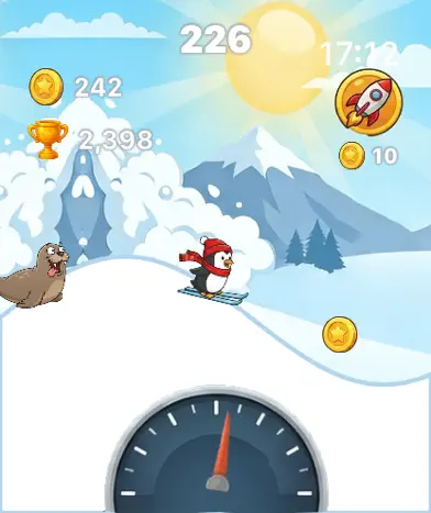 Ski Escape: Snow Dash screenshot 1