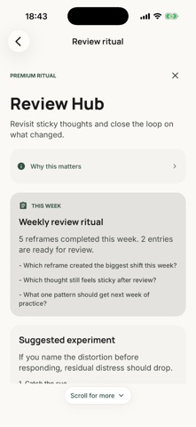 Relief - CBT Reframing Tool Screenshot 5 of 6
