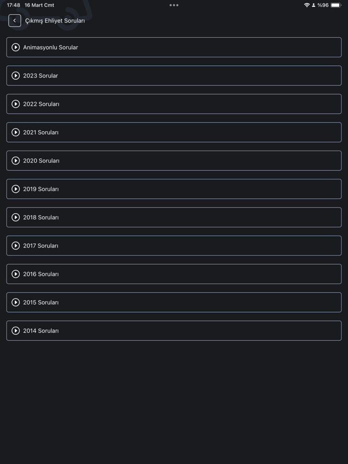 Ehliyet Hazırlık Testi