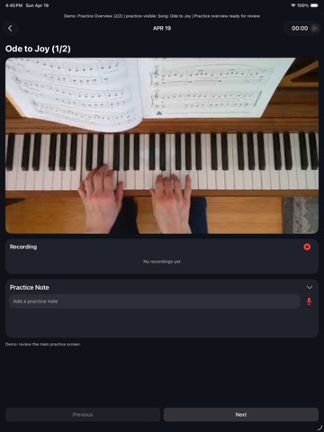 Music Mirror iPad screenshot