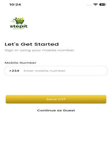 Stepit Customer App! iPad screenshot