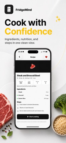 FridgeMind: AI Pantry & Meals iPhone screenshot