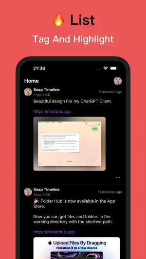 Snap Timeline - Notes Taking screenshot 2