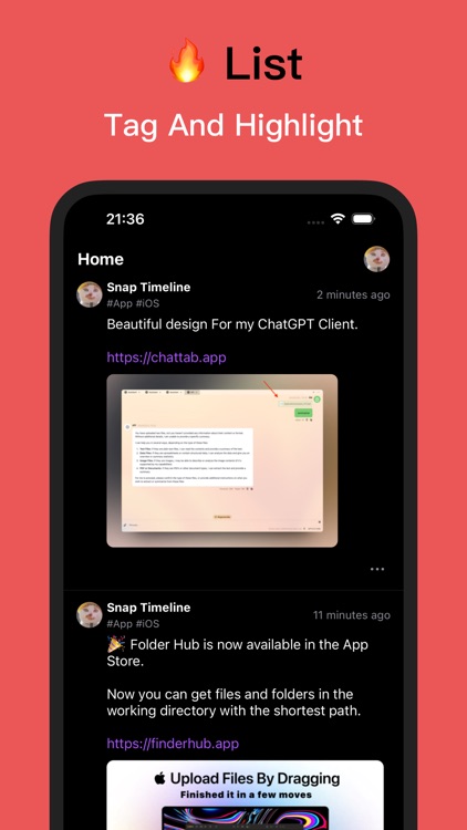 Snap Timeline - Notes Taking