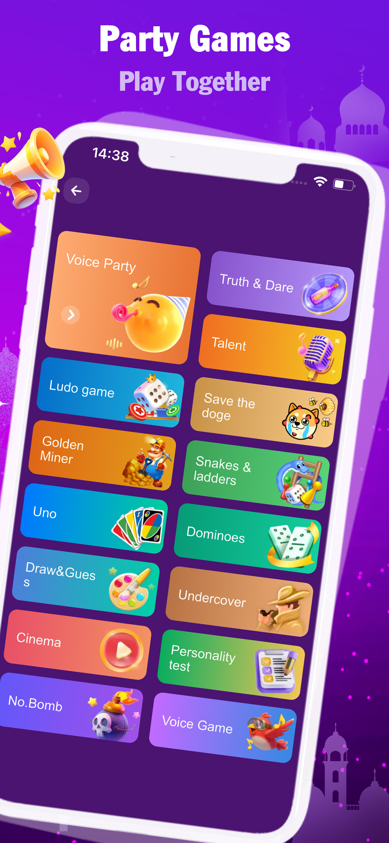 HalaMe- Voice Rooms & Games