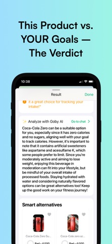 Goby AI – 食品与化妆品扫描 screenshot