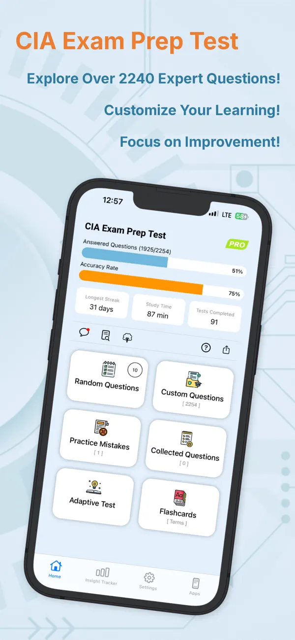 Screenshot #1 pour CIA Exam Prep Test