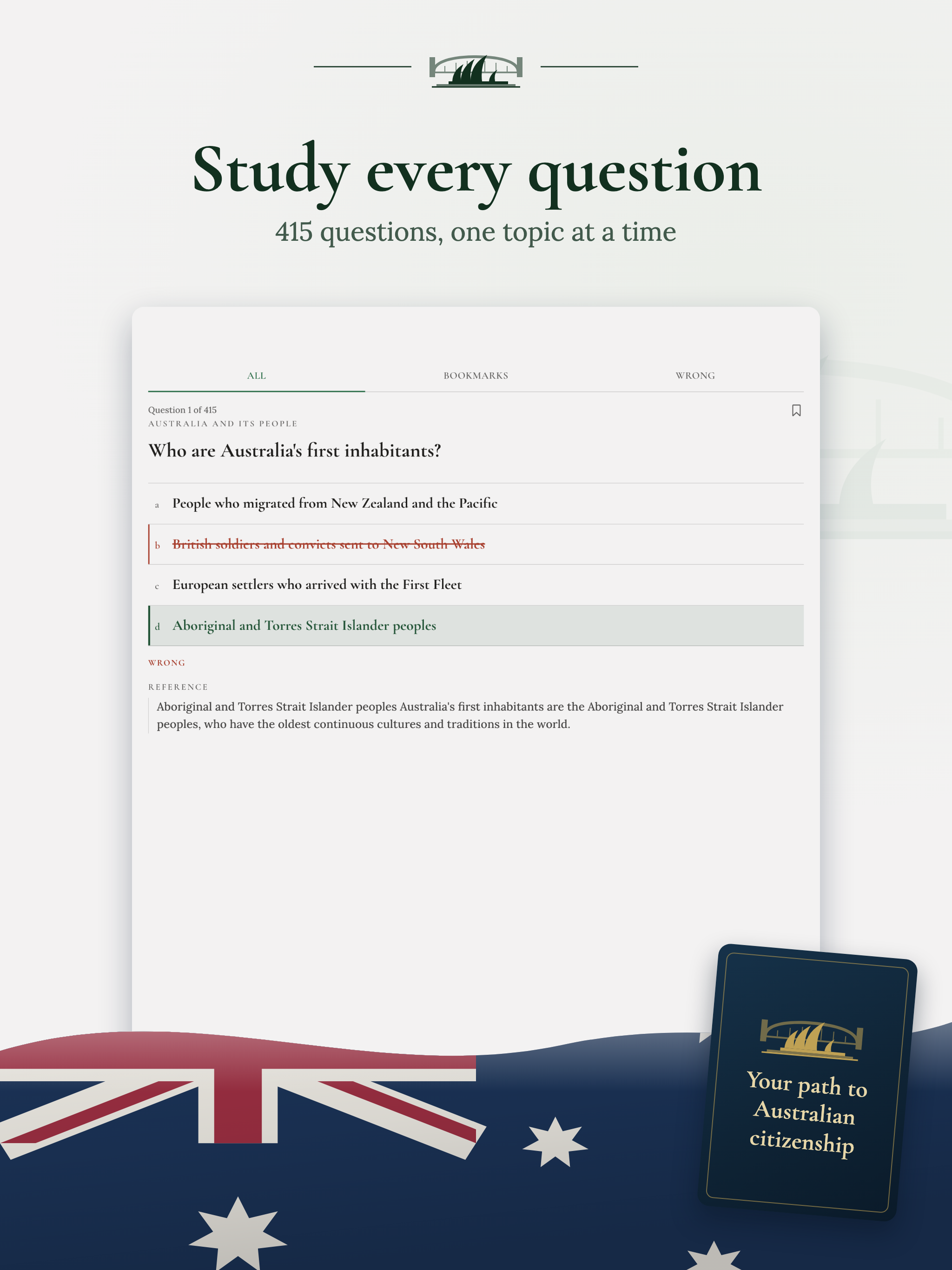 Citizenship Test 2026 AU screenshot 8