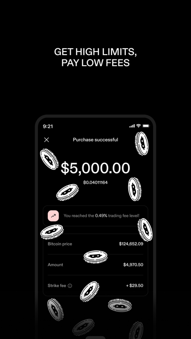 Screenshot 2 of STRIKE: BUY & HOLD BITCOIN App