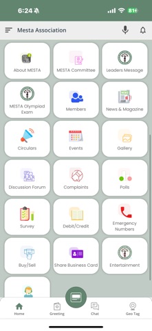 MESTA Organization screenshot