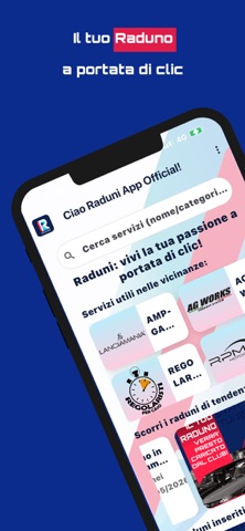 Raduni App screenshot