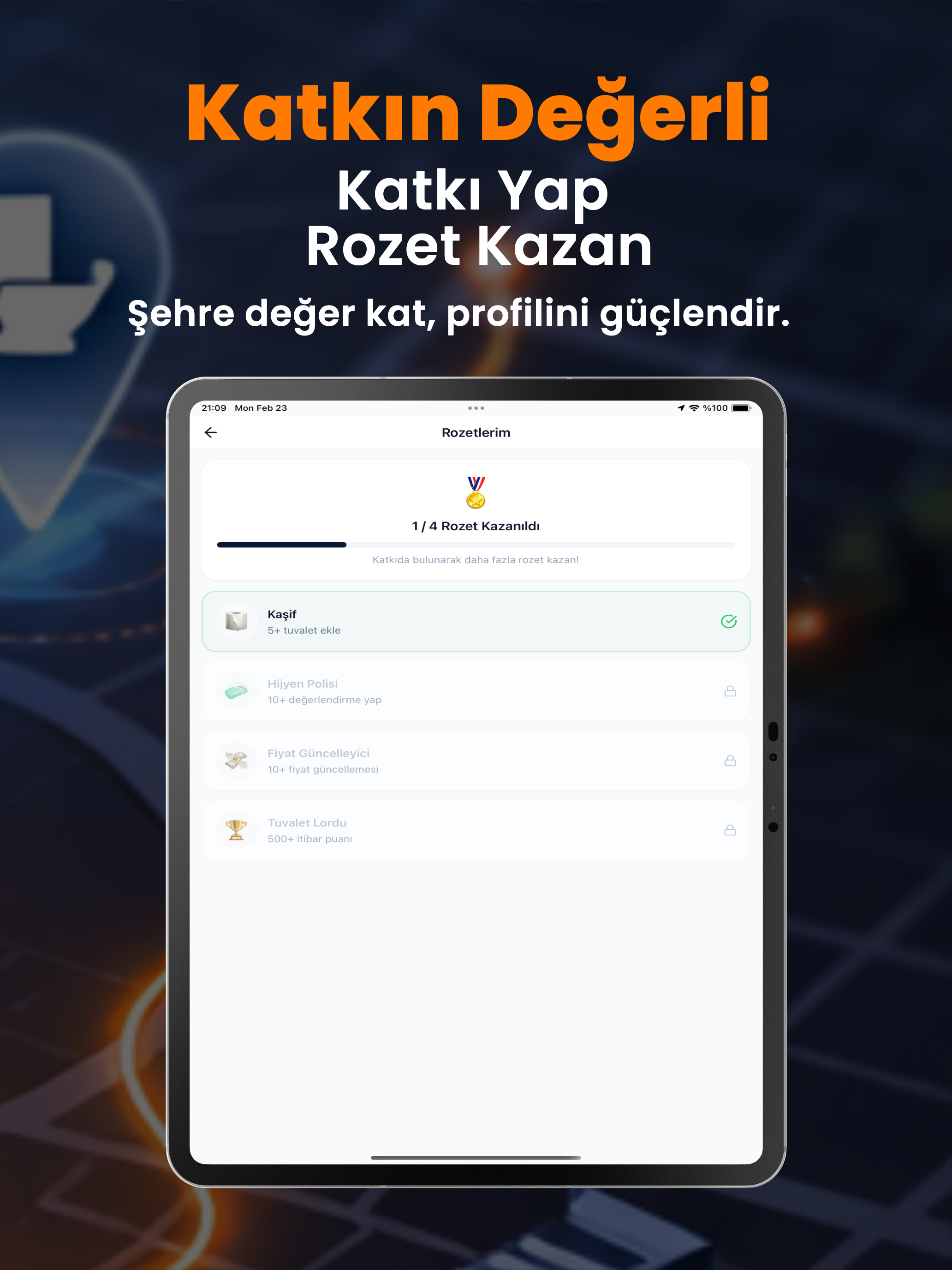 Bins - En Yakın Tuvalet