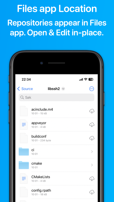 Source Files: Git Storage App Store screenshot 3