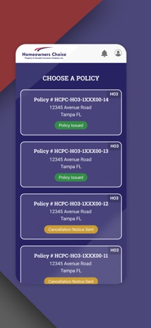 Homeowners Choice iPhone screenshot
