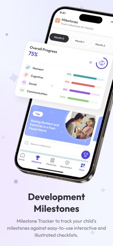TheParentZ Baby Growth Tracker iPhone screenshot